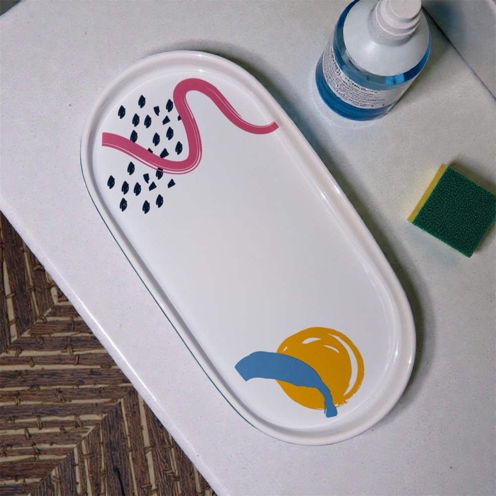 Abstract Design Jewelry Organizer Tray
